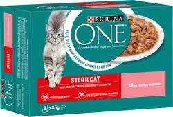 ONE Sterilcat lazaccal és sárgarépával 8x85 g - 680 g