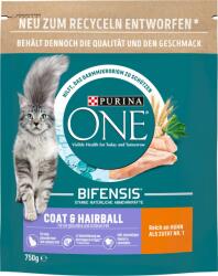 ONE Coat & Hairball csirkével - 750 g