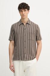 Marc O'Polo férfi pamut ing - barna S - answear - 24 990 Ft