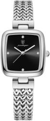 Poedagar Ceas dama Poedagar Quartz Elegant 3 ATM Casual Fashion Otel Argintiu Negru Ceas