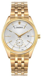 CHENXI Ceas barbatesc Chenxi Casual Clasic Fashion Business Quartz Auriu Ceas