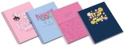 Ambar Spirálfüzet A5, 80 lapos vonalas Moonflower - J4G (27319317)