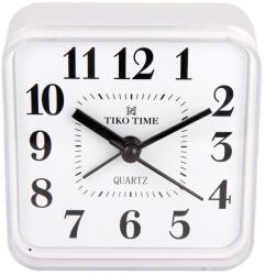 TIKO TIME ébresztőóra, quartz, fehér színű (7634-9)