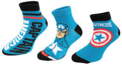 Erve Shop Bosszúállók Captain America gyerek titokzokni (3 pár) (85MRV37640A23)