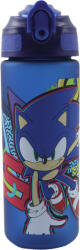 GIM Sonic, a sündisznó Fast Lane műanyag matt szívószálas kulacs 600 ml (GIM57255217)
