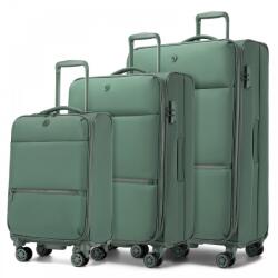 Konofactory Zöld masszív textil bőröndszett „Capacity - M, L, XL méret (S593set3-green-HU)
