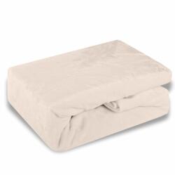 EMI Cearșaf de pat din Microplush crem EMI, Foaie 90x200