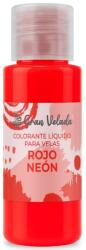 Gran Velada Folyékony viaszszínező, 30 ml, Neon piros (GVFV030NP)