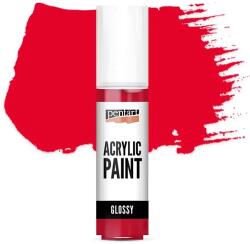 Pentart fényes akrilfesték, 20 ml - rúzspiros