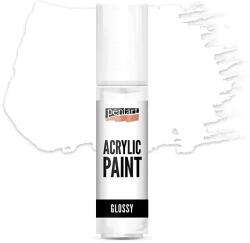 Pentart fényes akrilfesték, 20 ml - fehér
