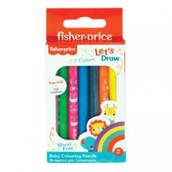  Fisher-Price Let's Draw baba színes ceruza 7 db-os (GIM32100001)