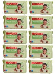 Huggies kendő gyerekeknek 10 x 56 Natural Care Új verzió (5029053550152)