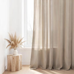 Goldea perdea - bej rustic (aspect natural) 300 cm