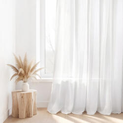Goldea perdea - alb rustic 300 cm