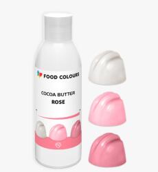 Food Colours Zsíralapú színezék Kakaóvaj rózsaszín Rose 100g (CB-051)