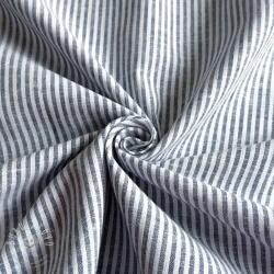  Lenvászon pamuttal Stripe jeans