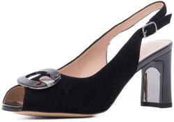 Epica Sandale dama din piele naturala intoarsa, Epica K3K380038B 01-I, negru