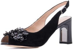 Epica Sandale dama din piele naturala intoarsa, Epica K3K380040B 01-I, negru