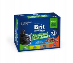 Brit Premium Pouch Sterile Plate ivartalanított macskák számára 12x100g