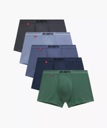 Atlantic 5-PACK Боксерки зелени, сиви и сини Atlantic | Siv | МЪЖЕ | S