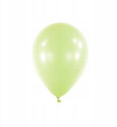 Amscan Pisztácia latex lufi, Macaron Pistachio dekoráció, 12cm, 100 db