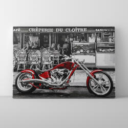 Makana Piros motor - Számfestő készlet, kerettel (40x50 cm)