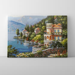 Makana Villa az öbölben - Számfestő készlet, kerettel (40x50 cm)