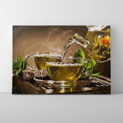 Makana Tea idő - Számfestő készlet, kerettel (40x50 cm)