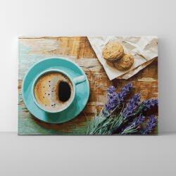 Makana Kávéházi idill - Számfestő készlet, kerettel (40x50 cm)