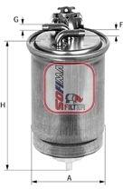 SOFIMA Filtru combustibil SOFIMA S 4404 NR (S 4404 NR) - fixbox