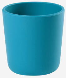 Beaba Pahar din Silicon Beaba +4 Luni Blue Set pentru masa bebelusi