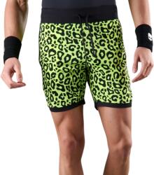 Hydrogen Pantaloni scurți tenis bărbați Hydrogen Panther Tech Shorts - fluo yellow (T00706-724)