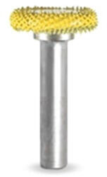 Saburrtooth Biax sculptura lemn SABURR - Cap forma disc 3/4" X 1/4" (Granulatie: Fina) (6RS34-40)