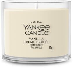 Yankee Candle Üveg Votív Gyertya Vanilla Creme Brulee - gyertyakvilaga