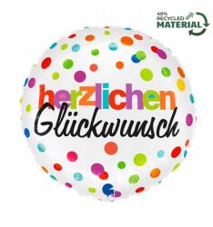 Grabo Fólia lufi Herzlichen Glückwunsch 35 cm