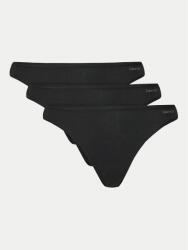 Calvin Klein Set de chiloti dama, Calvin Klein, 3 perechi, Negru, Bumbac (000QD5218E-UB1-XL)