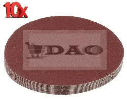 DAO Shop Smirghel cu scai DAO, 125mm, granulatie 60, rosu, set 10bucat (10scai125.granulatie60)