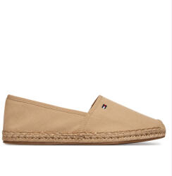 Tommy Hilfiger Espadrile Dama din Material Textil Bej FW0FW08541-AB3 (FW0FW08541-AB3)