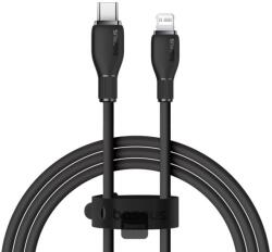 Baseus Cablu Baseus Pudding Series, 20W, Fast Charging, Lightning - USB-C, 1.2 metri, Negru (P10355701111-00)