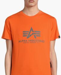 Alpha Industries Póló BASIC - flame orange (100501/417) Méret: S/Regular