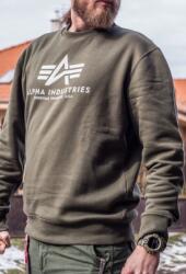Alpha Industries Pulóver Basic Sweater - dark green (178302/257) Méret: S/Regular