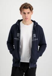 Alpha Industries Kapucnis pulóver Basic Zip Hoody - rep. blue (178325/07) Méret: M/Regular