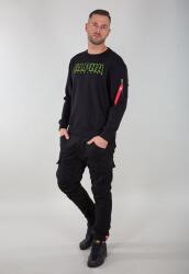 Alpha Industries Pulóver Alpha Embroidery - fekete (116312/03) Méret: S/Regular