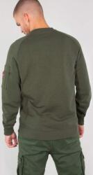 Alpha Industries Pulóver Solid Crew Neck - dark olive (188301/142) Méret: XXL/Regular