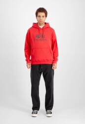 Alpha Industries Kapucnis pulóver Basic Hoody - radiant red (178312/711) Méret: XXL/Regular