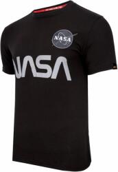 Alpha Industries Póló NASA Reflective T - black (178501/03) Méret: S/Regular