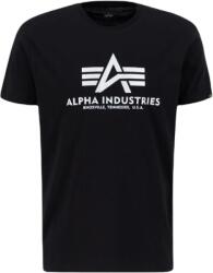 Alpha Industries Póló BASIC Carbon - black/silver (100501CB/423) Méret: XXL/Regular