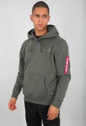 Alpha Industries Kapucnis pulóver Back Print Hoody - dark olive (178318/142) Méret: L/Regular