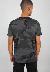 Alpha Industries Póló BASIC - black camo (100501C/125) Méret: 3XL/Regular