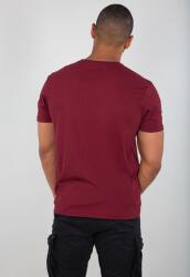 Alpha Industries Póló BASIC - burgundy/arany (100501/448) Méret: 3XL/Regular
